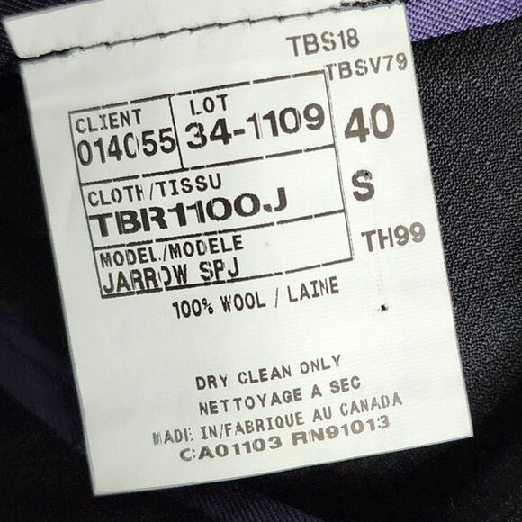 Ted Baker London Jarrow Wool Sport Coat Endurance Blazer Suit Jacket in Black - Picture 7 of 9